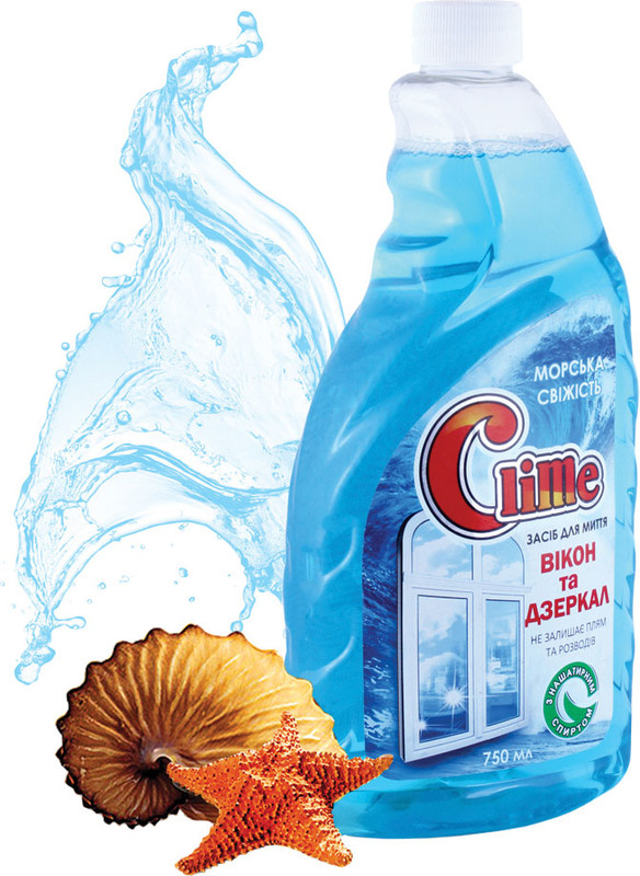 Засіб для миття скла CLIME, 750мл